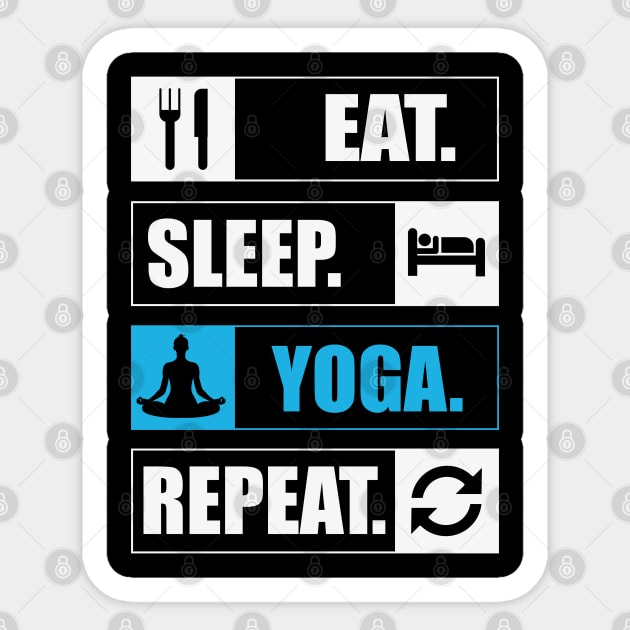 Yoga Serenity: Balance, Mindfulness, and Inner Peace Sticker by Steve